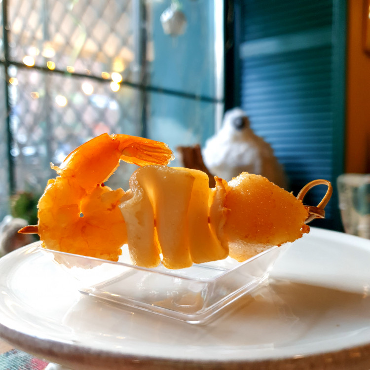Шашлычок из морепродуктов